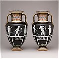 Vase, Designed by Marc-Louis Emanuel Solon (1835–1913), Porcelain, British (American market)